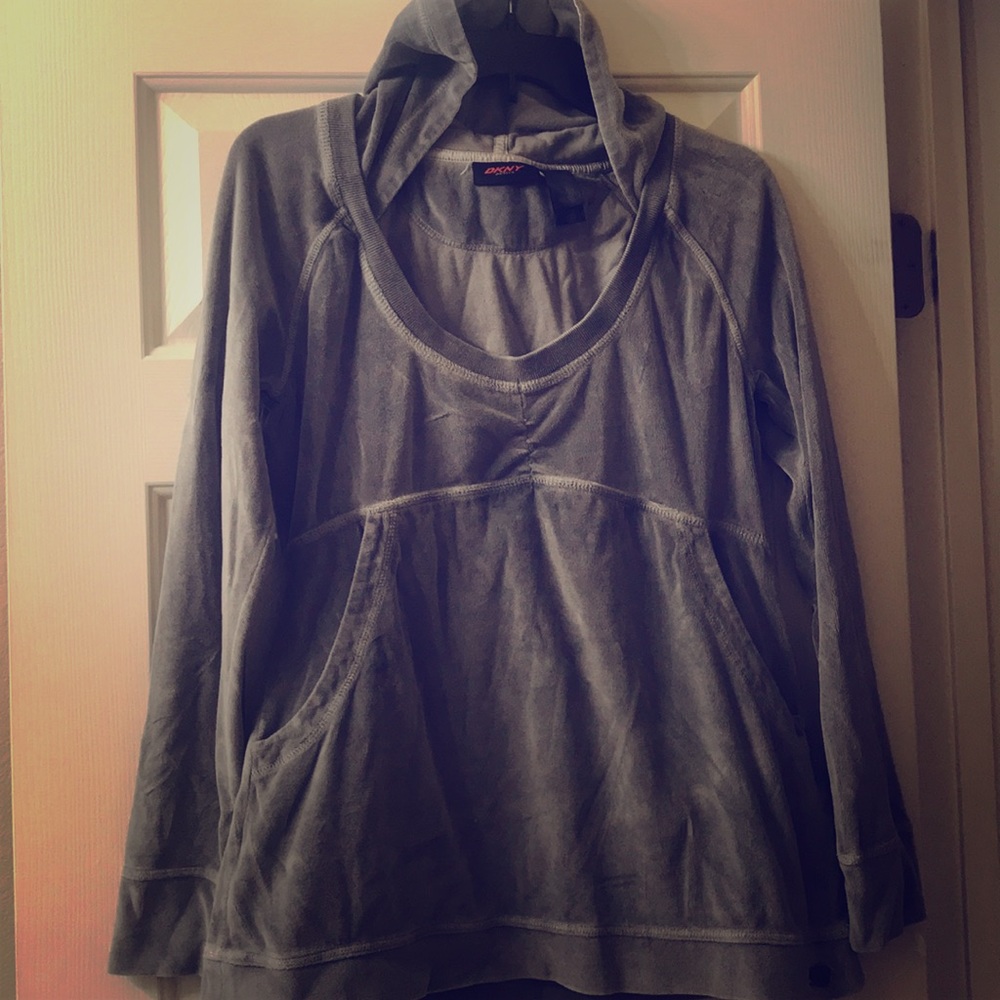 large DKNY sweatshirt